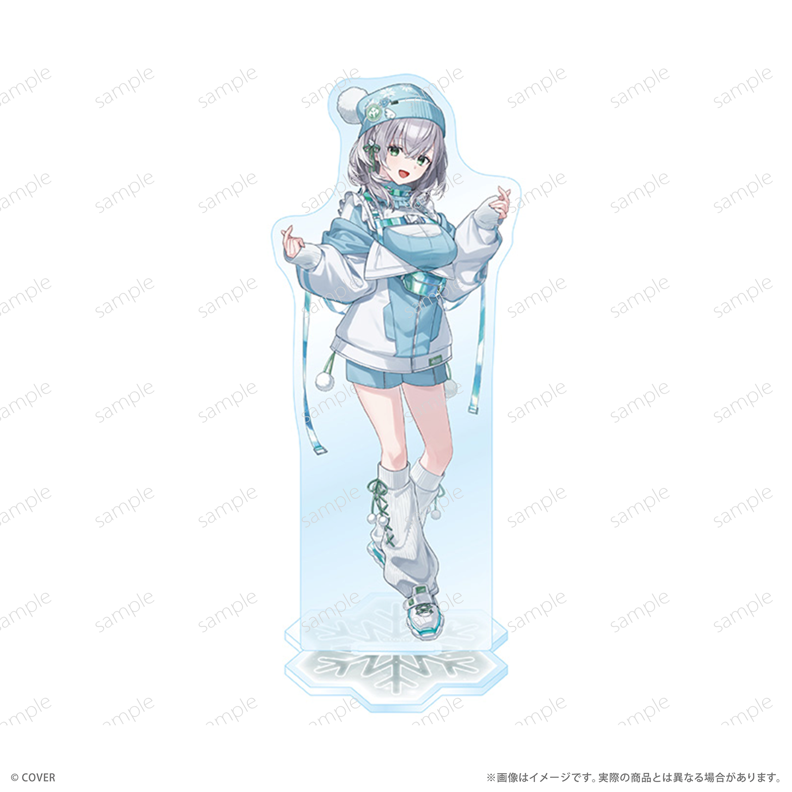 描き下ろしアクリルスタンド_白銀ノエル Sayama hololive Snow Party