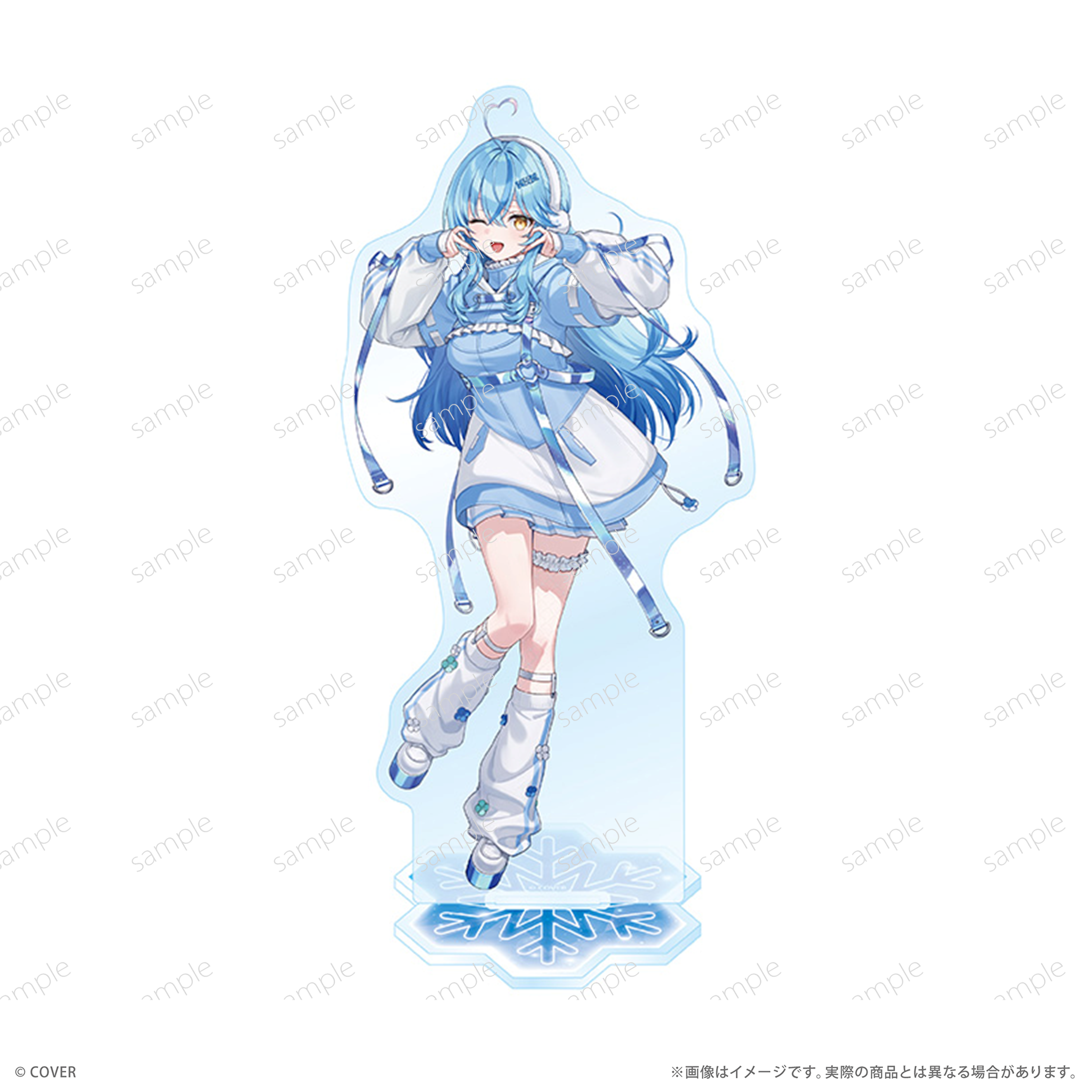 描き下ろしアクリルスタンド_雪花ラミィ Sayama hololive Snow Party