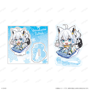 ミニキャラアクリルスタンド_白上フブキ Sayama hololive Snow Party