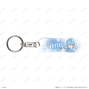 スノーボードアクリルチャーム_雪花ラミィ Sayama hololive Snow Party