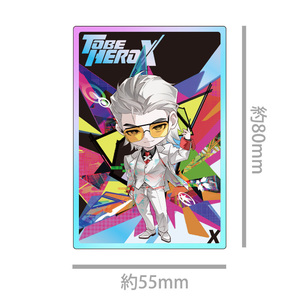 アニメ「TO BE HERO X」ステータス風トレーディングオーロラアクリルカード（BOX）全11種