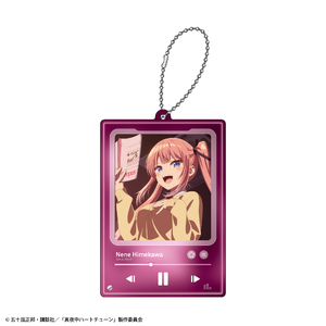 真夜中ハートチューン アクリルカード付きキーホルダー 日芽川寧々