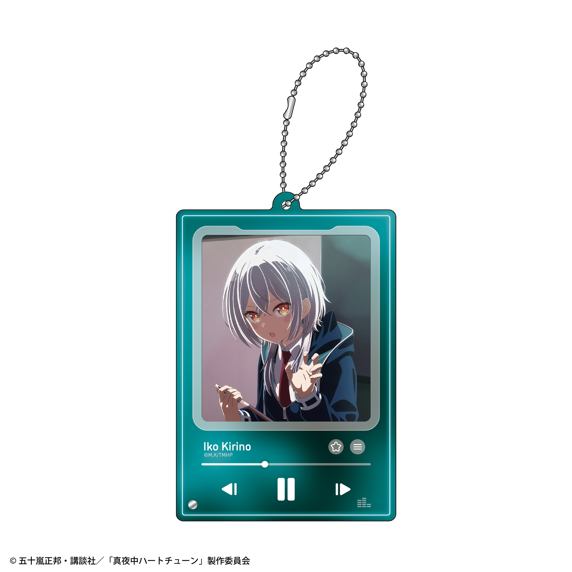 真夜中ハートチューン アクリルカード付きキーホルダー 霧乃イコ