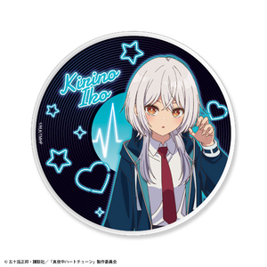 真夜中ハートチューン レコード風アクリルコースター  霧乃イコ
