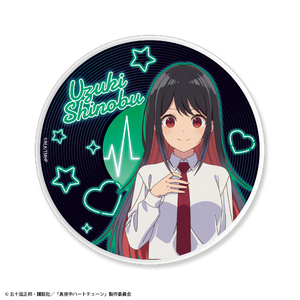 真夜中ハートチューン レコード風アクリルコースター  雨月しのぶ