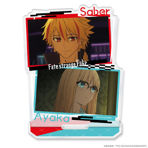 TVアニメ『Fate/strange Fake』アクリルキャラスタンド　アヤカ・サジョウ＆セイバー