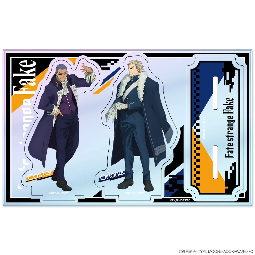 TVアニメ『Fate/strange Fake』オーロラアクリルニコスタンド　オーランド・リーヴ＆キャスター