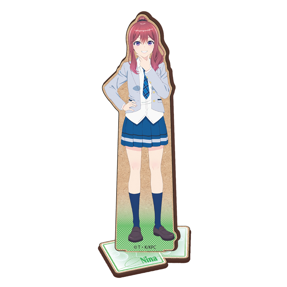 TVアニメ『クラスで2番目に可愛い女の子と友だちになった』 木製キャラスタンド 新田新奈