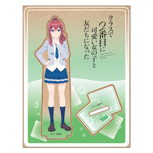 TVアニメ『クラスで2番目に可愛い女の子と友だちになった』 木製キャラスタンド 新田新奈