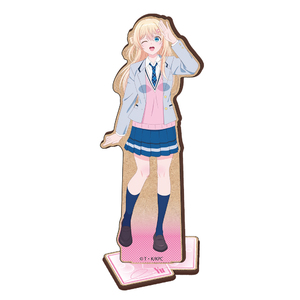 TVアニメ『クラスで2番目に可愛い女の子と友だちになった』 木製キャラスタンド 天海夕