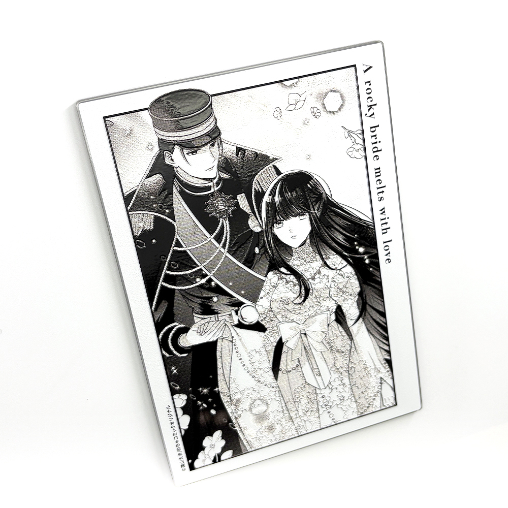 岩肌の花嫁は愛で溶かされる　凹凸アクリルパネルC