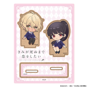 TVアニメ『きみが死ぬまで恋をしたい』木製キャラスタンド ミニキャラ セイラン＆アリ