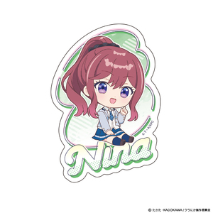 TVアニメ『クラスで2番目に可愛い女の子と友だちになった』 ダイカットステッカー ミニキャラ 新田新奈