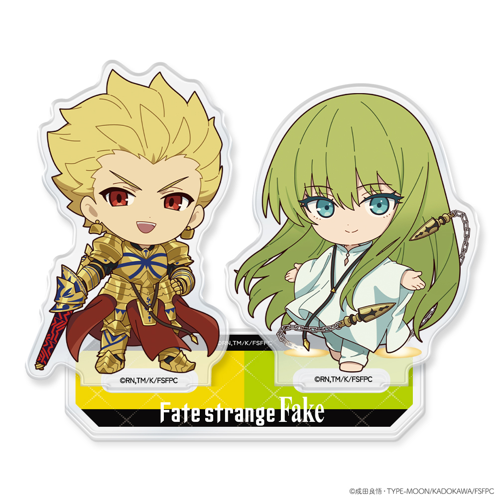 TVアニメ『Fate/strange Fake』アクリルキャラスタンド　ミニキャラ　アーチャー＆ランサー
