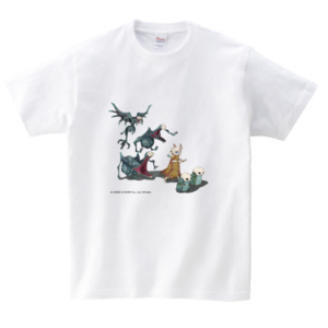Tシャツ-智人/プトゥン/マガイ（白）