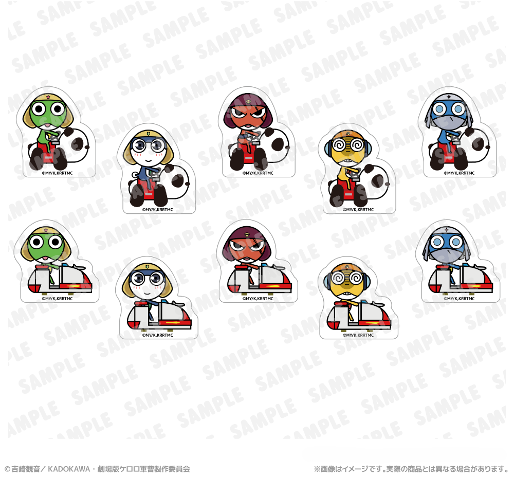 ミニアクリルブロック ケロロ小隊、やりたいこと全部盛り大作戦!であります