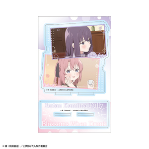TVアニメ『上伊那ぼたん、酔へる姿は百合の花』アクリルキャラスタンド 郡上かなで＆上伊那ぼたん