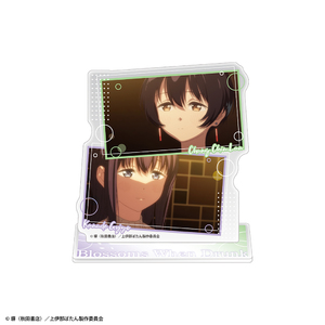 TVアニメ『上伊那ぼたん、酔へる姿は百合の花』アクリルキャラスタンド 張景嵐＆郡上かなで