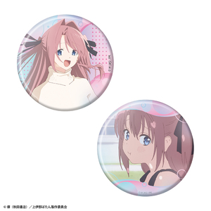 TVアニメ『上伊那ぼたん、酔へる姿は百合の花』オーロラ缶バッジ2個セット 上伊那ぼたん